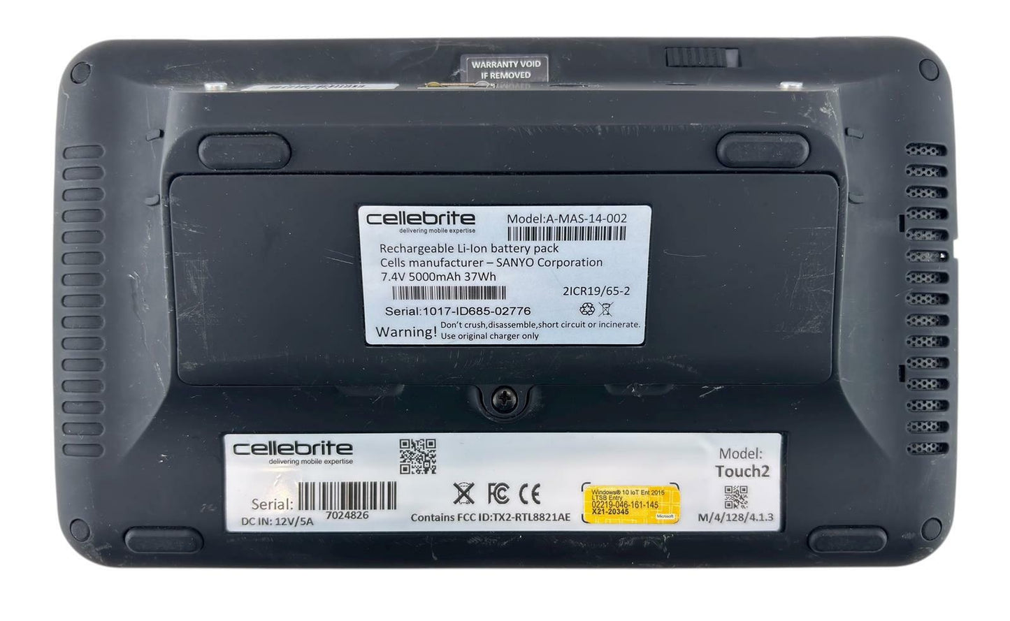 Cellebrite A-MAS-14-002 Touch 2 Universal Forensic Extract Device - No License