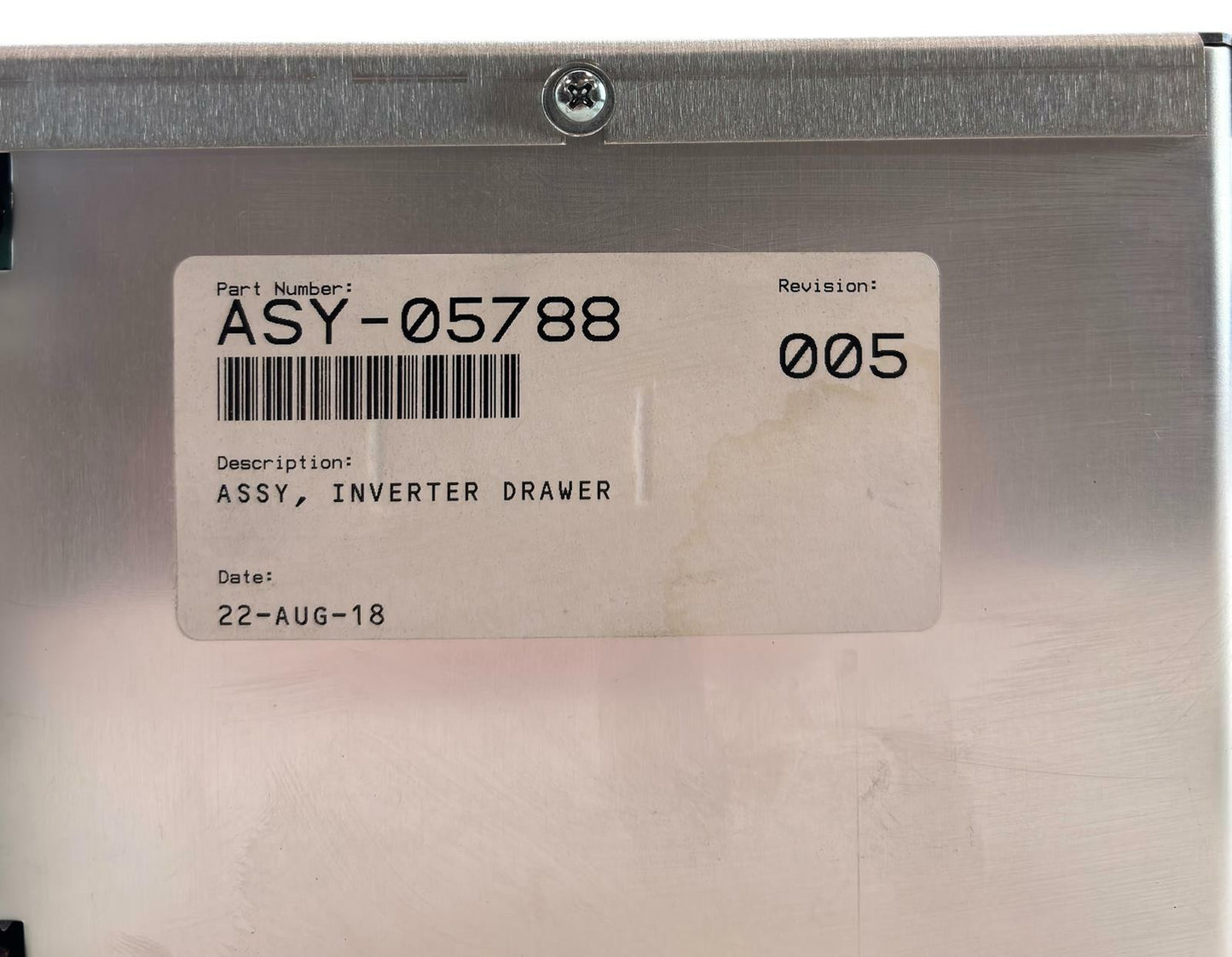 Hologic Dimensions ASY-05788 Distribution Board Inverter Drawer Mfg: 2018