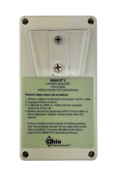 Ohio Medical MiniOX I 473030 Oxygen Analyzer
