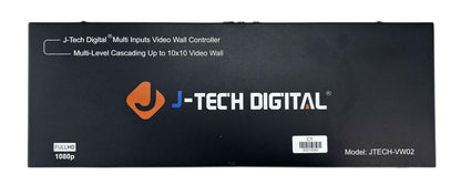 J-Tech Digital JTECH-VW02 Multi Input Full HD 10x10 Video Wall Controller