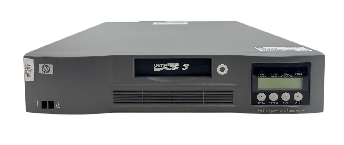 HP StorageWorks LTO 3 1/8 Ultrium 960 Tape Autoloader AF204A 391206-002