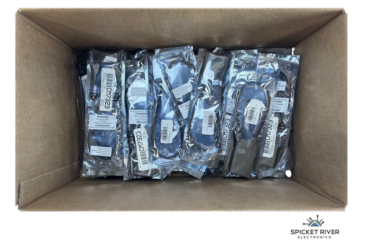 NEW - Lot of 47 - Display Port Male to DVI Female Video Input Adapter Cable