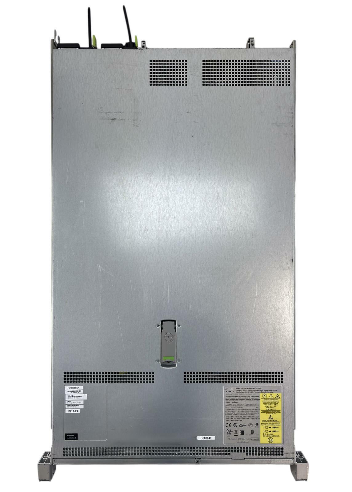 Cisco UCS C220 M4S 2x 8-Core Xeon E5-2630v3 8x 300GB HDDs 48GB RAM 8x Bays 770W