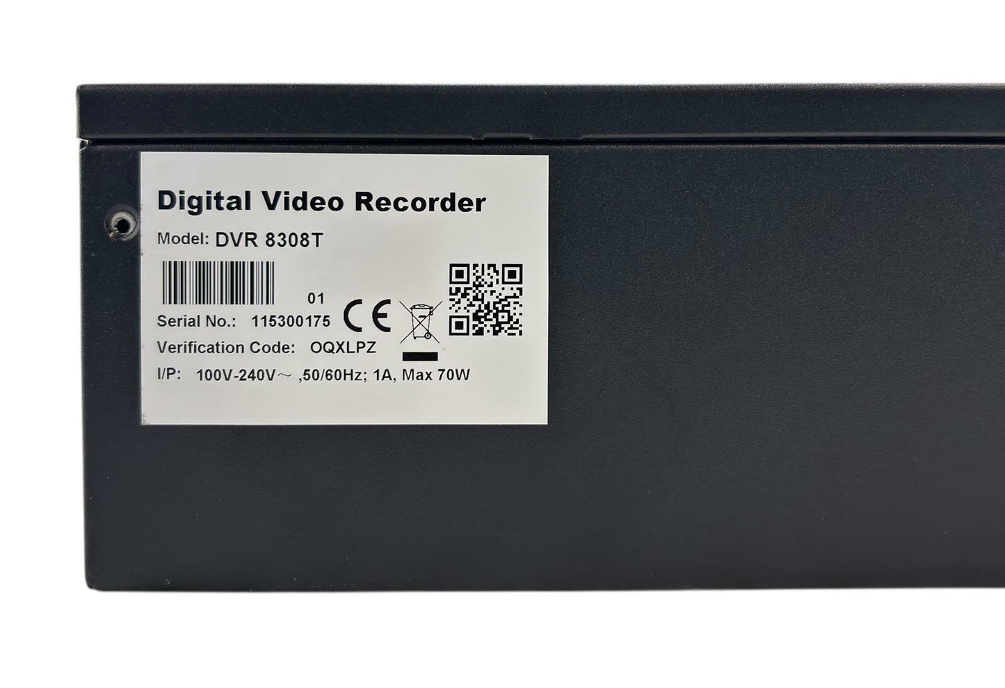 DVR DVS 24-Channel Digital Video Recorder DVR8308T - No HDD