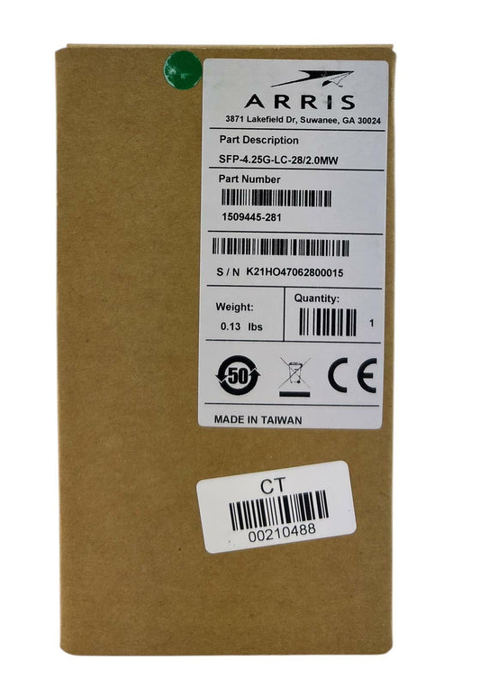 NEW - Open Box - Arris SFP-4.25G-LC-28/2.0MW Fiber Transceiver 1509445-281