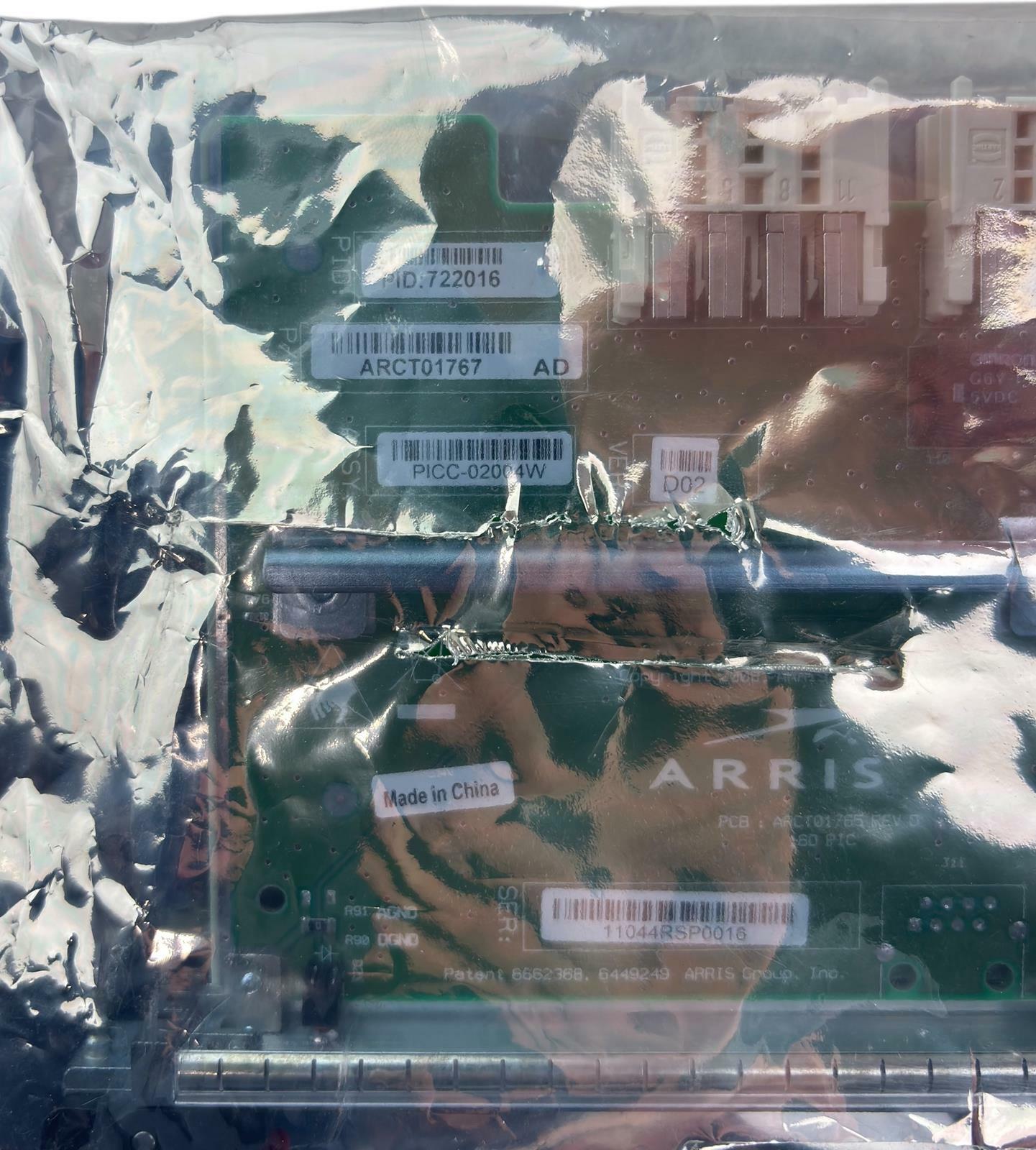 NEW - Arris PIC-CAM 16D 4-Port Physical Interface Card 722016 PICC-02004W