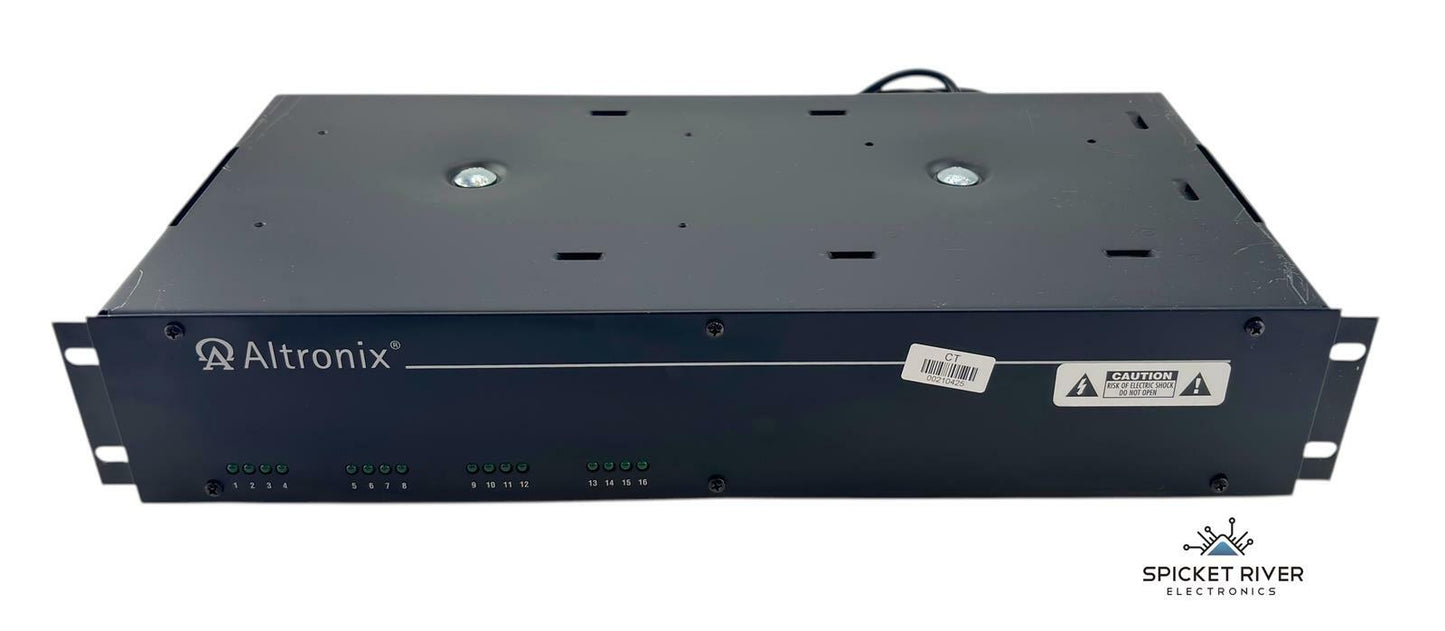 Altronix R2416300UL 16x 24VAC Output Rack Mount Power Supply for CCTV