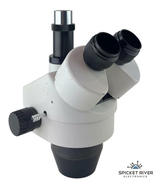 AmScope Digital Trinocular Stereo Power Zoom Microscope Head