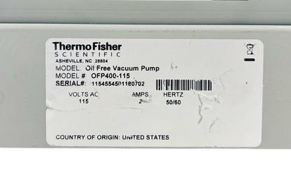 Thermo Scientific OFP400 Oil-Free Vacuum Pump OFP400-115