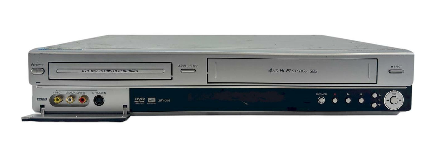 Zenith ZRY-316 DVD VCR VHS Combo Player & Recorder - No Remote