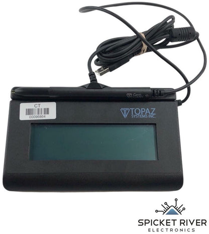Topaz SignatureGem T-LBK462-BSB-R USB Backlit Signature Terminal Capture Pad