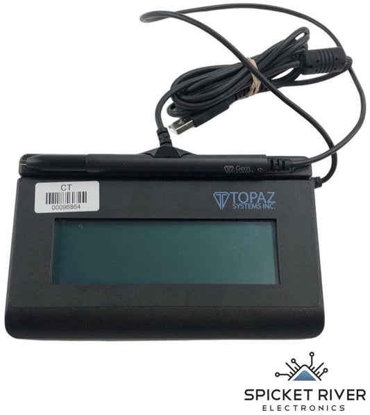 Topaz SignatureGem T-LBK462-BSB-R USB Backlit Signature Terminal Capture Pad