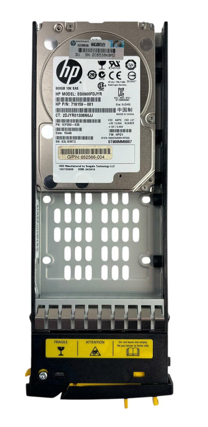 Lot of 8 - HP / Seagate ST900MM0007 900GB 10K SAS 6Gbps 2.5" Enterprise HDD