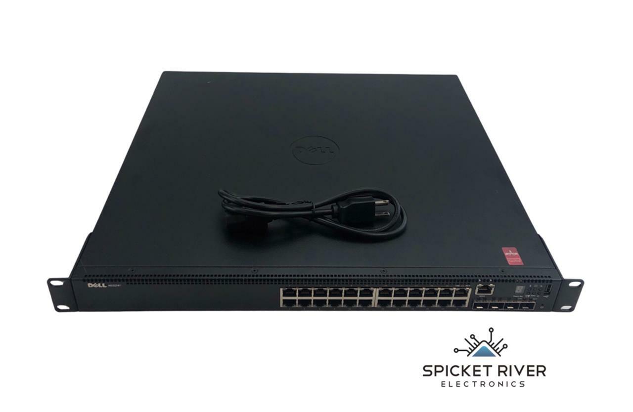 Dell N1524P E16W 24-Port PoE+ 4x 10GbE SFP+ Gigabit Ethernet Network Switch