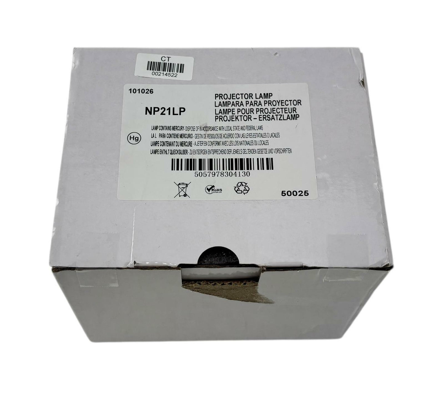 NEC NP21LP Projector Lamp Replacement w/ Housing - READ