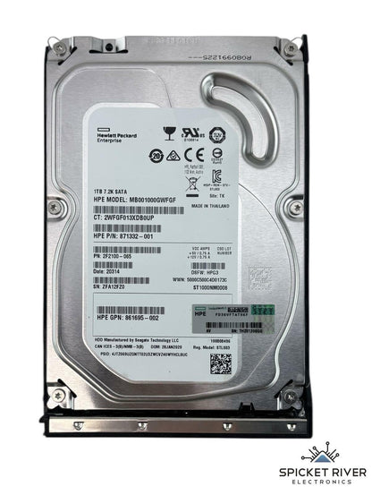 HP MB001000GWFGF 1TB 6G SATA 7.2K RPM 3.5" Enterprise Hard Drive HDD 871332-001