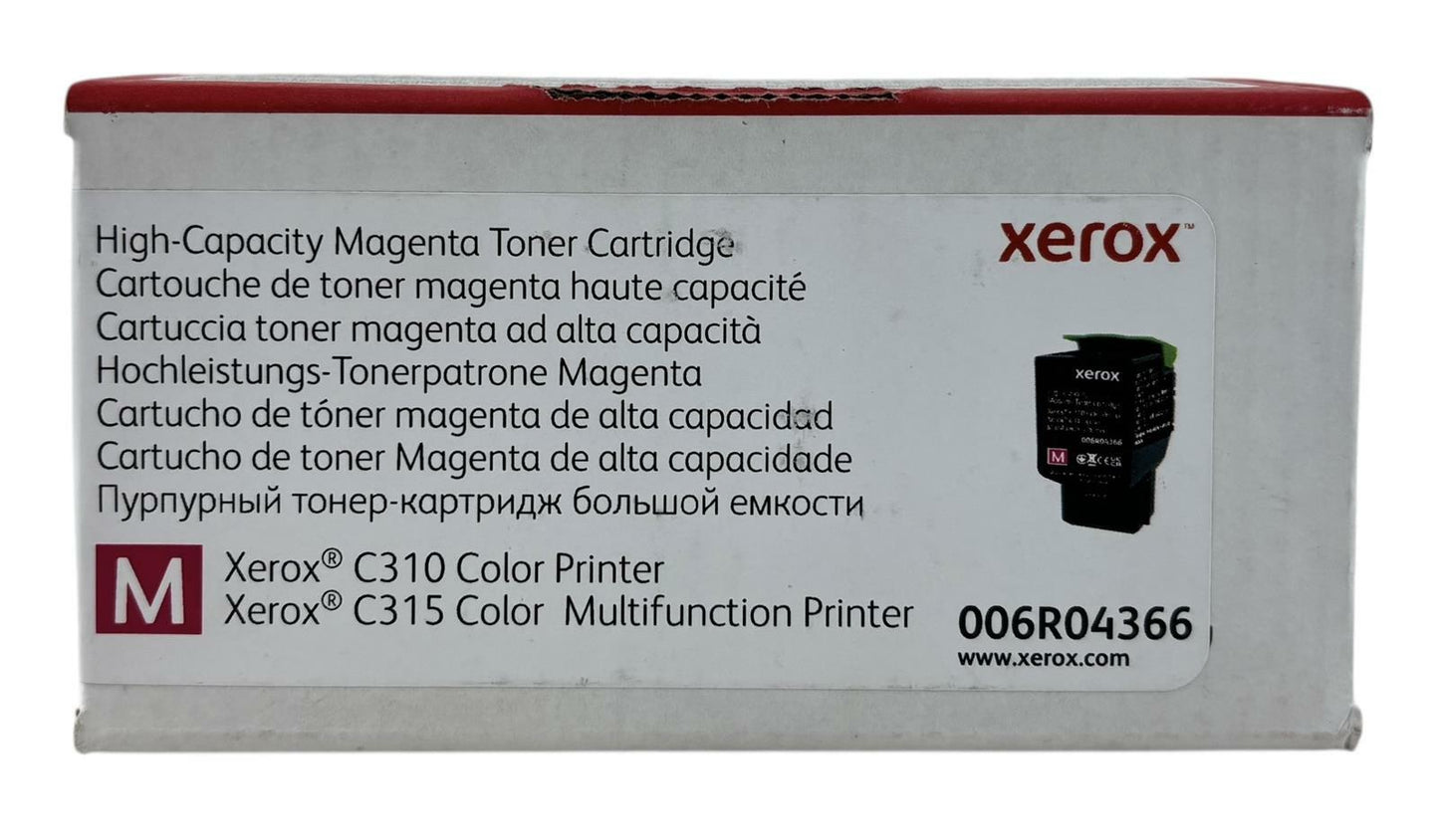 NEW - Genuine Xerox 006R04366 High Yield Magenta Toner Cartridge for C310/C315