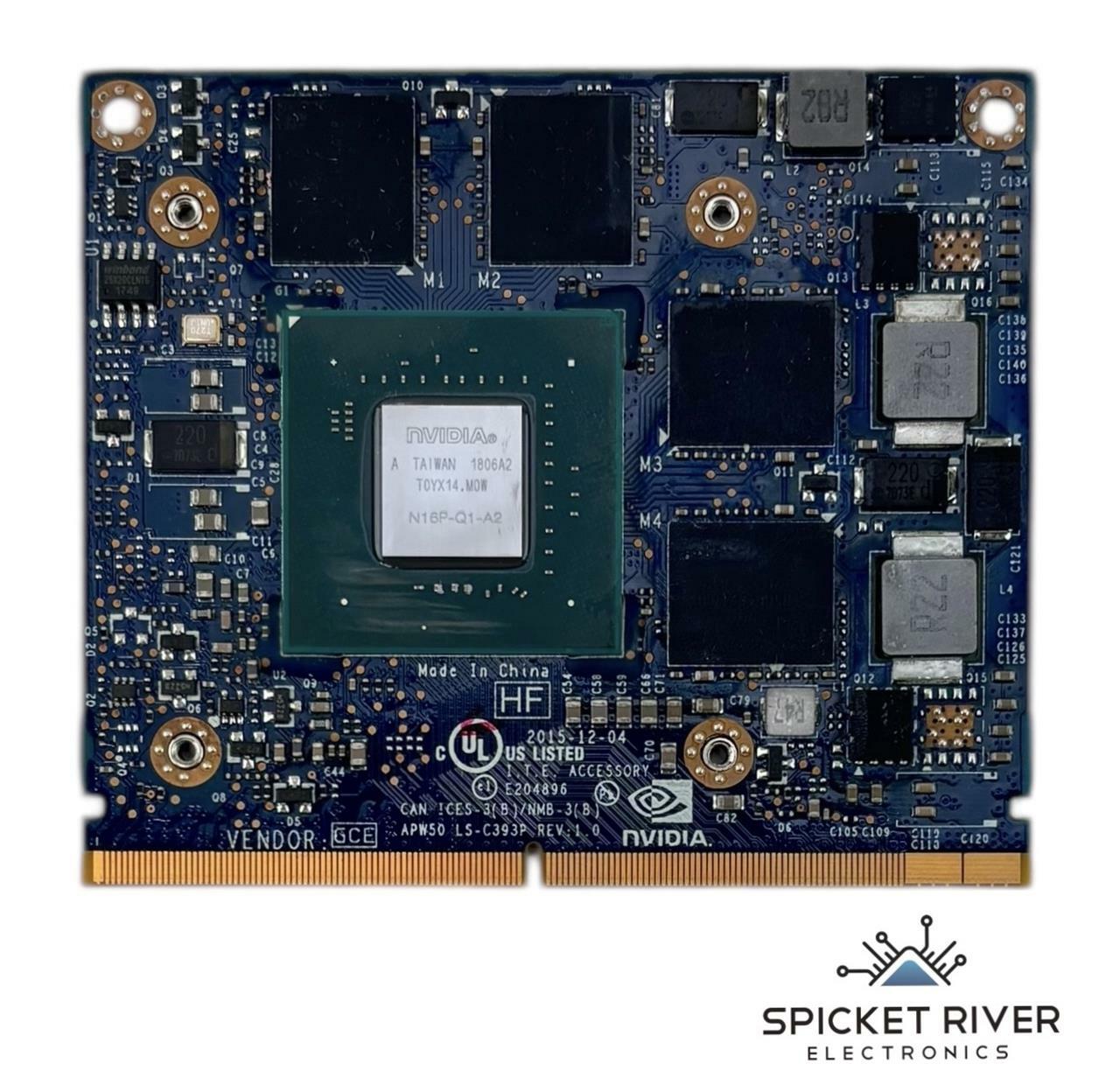 Nvidia Quadro M1000M 2GB Video Graphics Card 848261-001 for HP ZBook