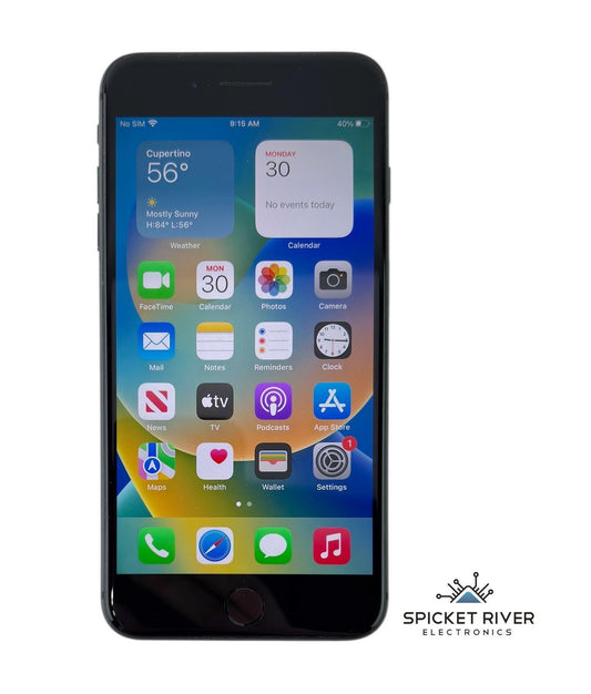 Apple iPhone 8 Plus A1864 - 64GB Unlocked - Silver iOS Smartphone - READ Battery