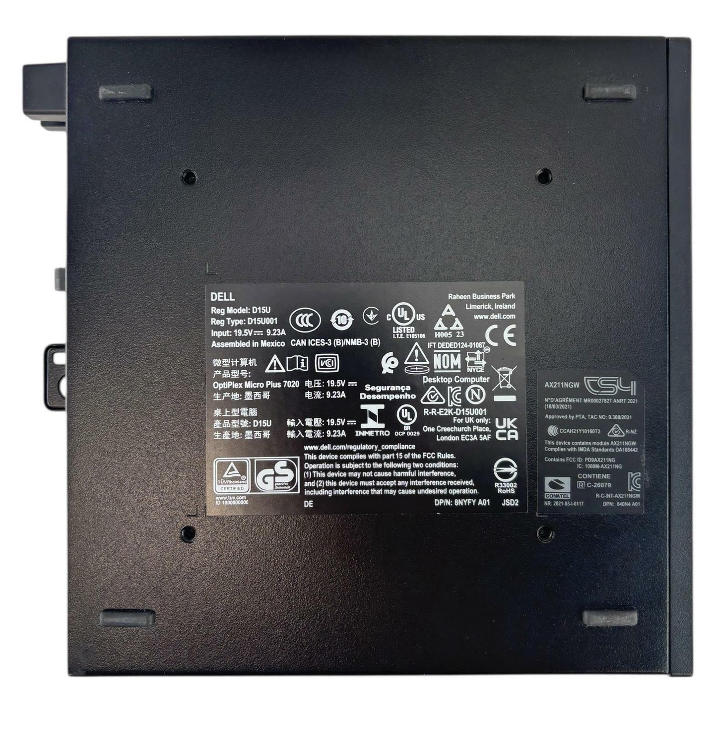 Dell OptiPlex Micro Plus 7020 4.80GHz 14-Core i5-14500T 512GB SSD 32GB RAM Win11