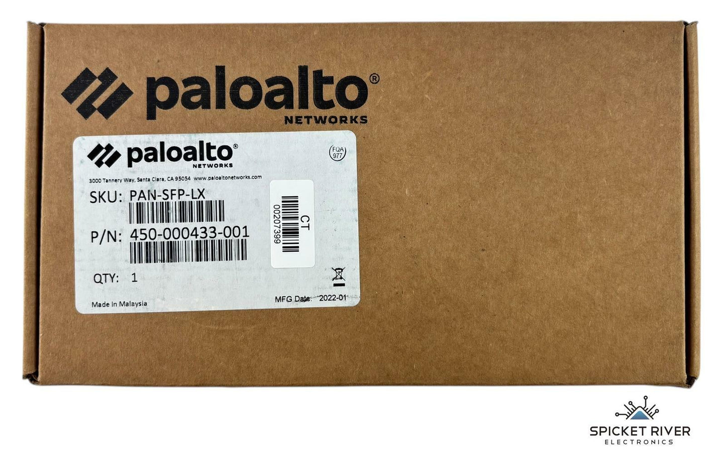 NEW - Palo Alto Networks PAN-SFP-LX 1G Optical Transceiver PN: 450-000433-001