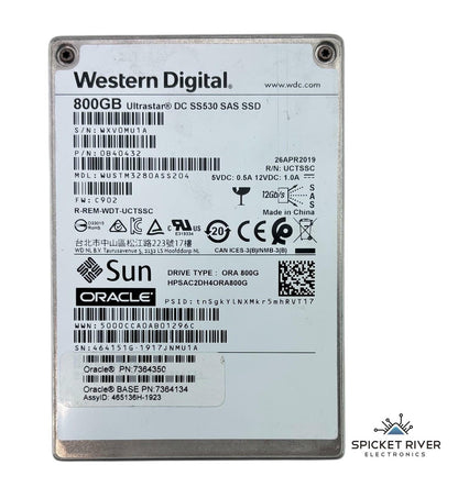 Western Digital WUSTM3280ASS204 Ultrastar DC SS530 800GB SAS 12Gb/s 2.5" SSD