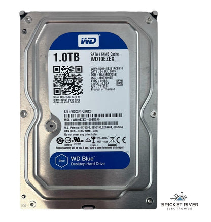 Western Digital Blue WD10EZEX 1TB SATA 64MB Cache 3.5" Internal Hard Drive HDD