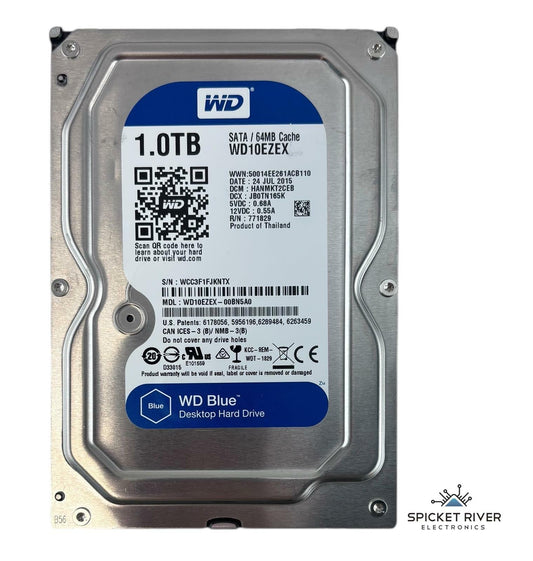 Western Digital Blue WD10EZEX 1TB SATA 64MB Cache 3.5" Internal Hard Drive HDD