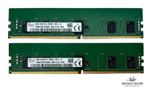 Lot of 2 - SK Hynix HMA81GR7CJR8N-WM 8GB 1Rx8 PC4-2933Y DDR4 ECC Server RAM