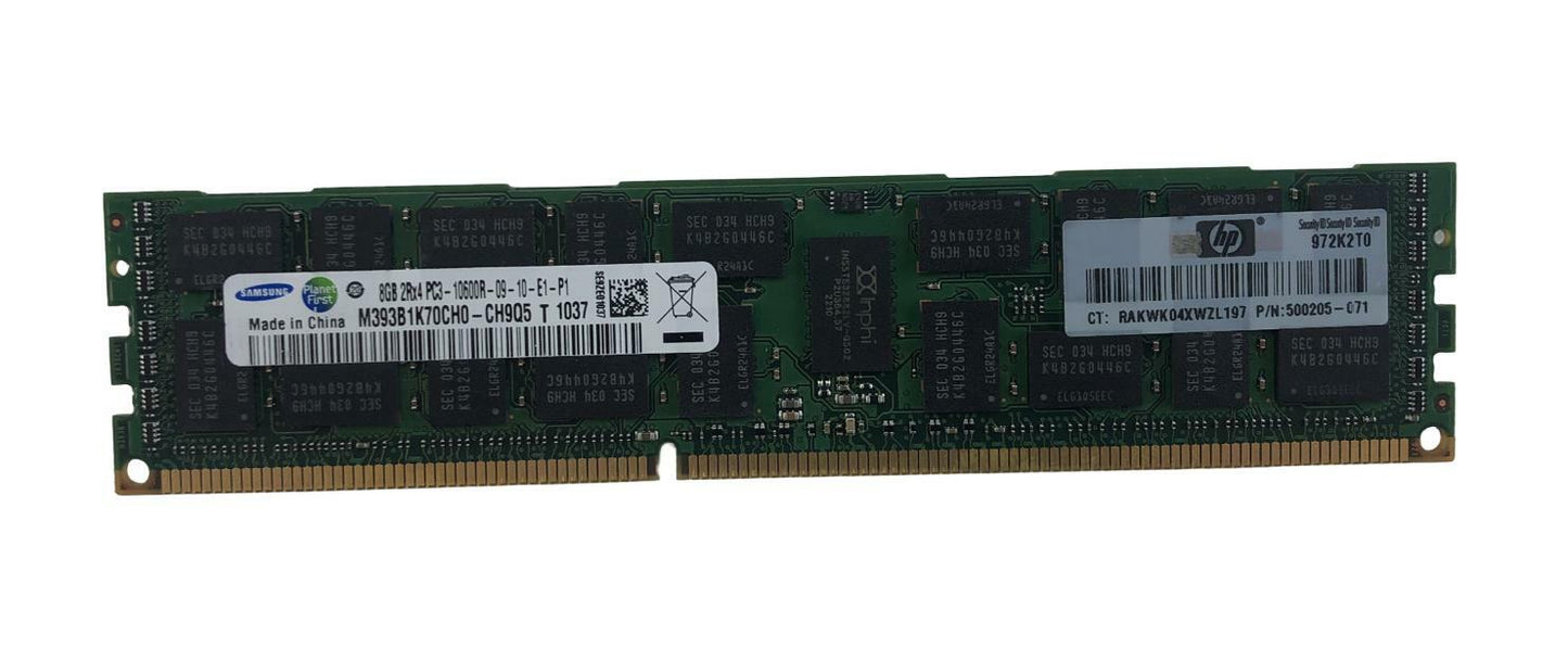 Lot of 3 - Samsung M393B1K70CH0-CH9Q5 8GB 2Rx4 PC3-10600R DDR3 ECC Server RAM