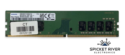 Lot of 2 - Samsung M378A1K43CB2-CRC 8GB 1Rx8 PC4-2400T DDR4 UDIMM Desktop RAM