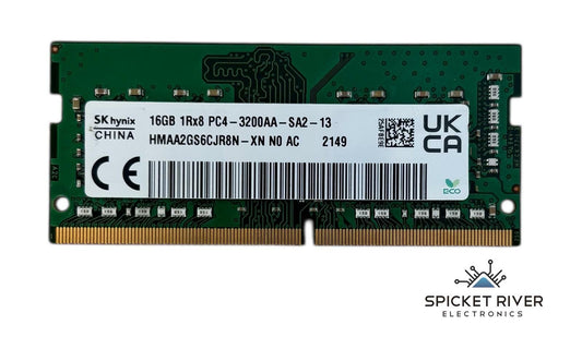 SK Hynix HMAA2GS6CJR8N-XN 16GB 1Rx8 PC4-3200AA DDR4 SODIMM Laptop RAM