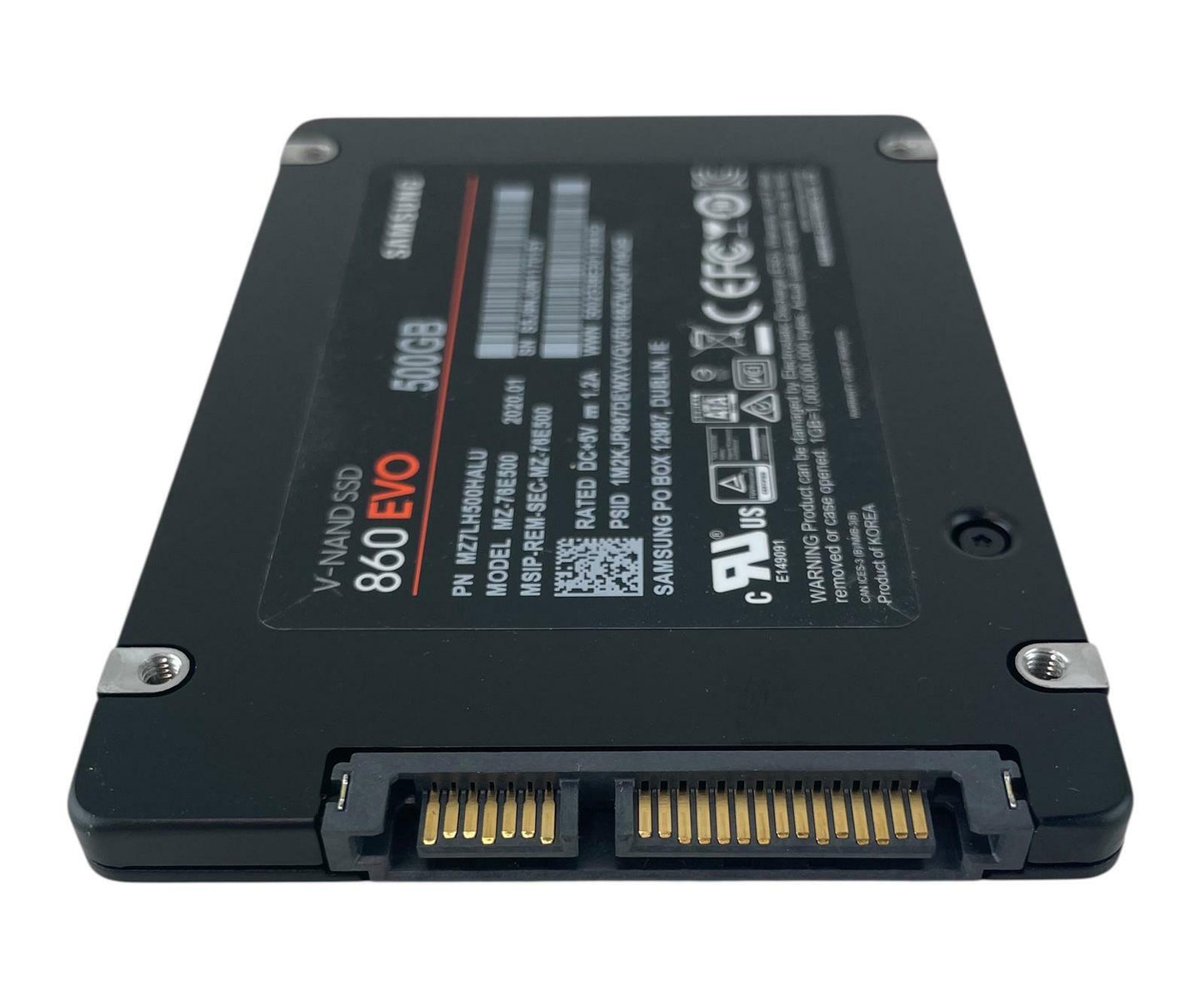Samsung 860 EVO MZ7LH500HALU 500GB SATA 6Gb/s 2.5-inch SSD Solid State Drive