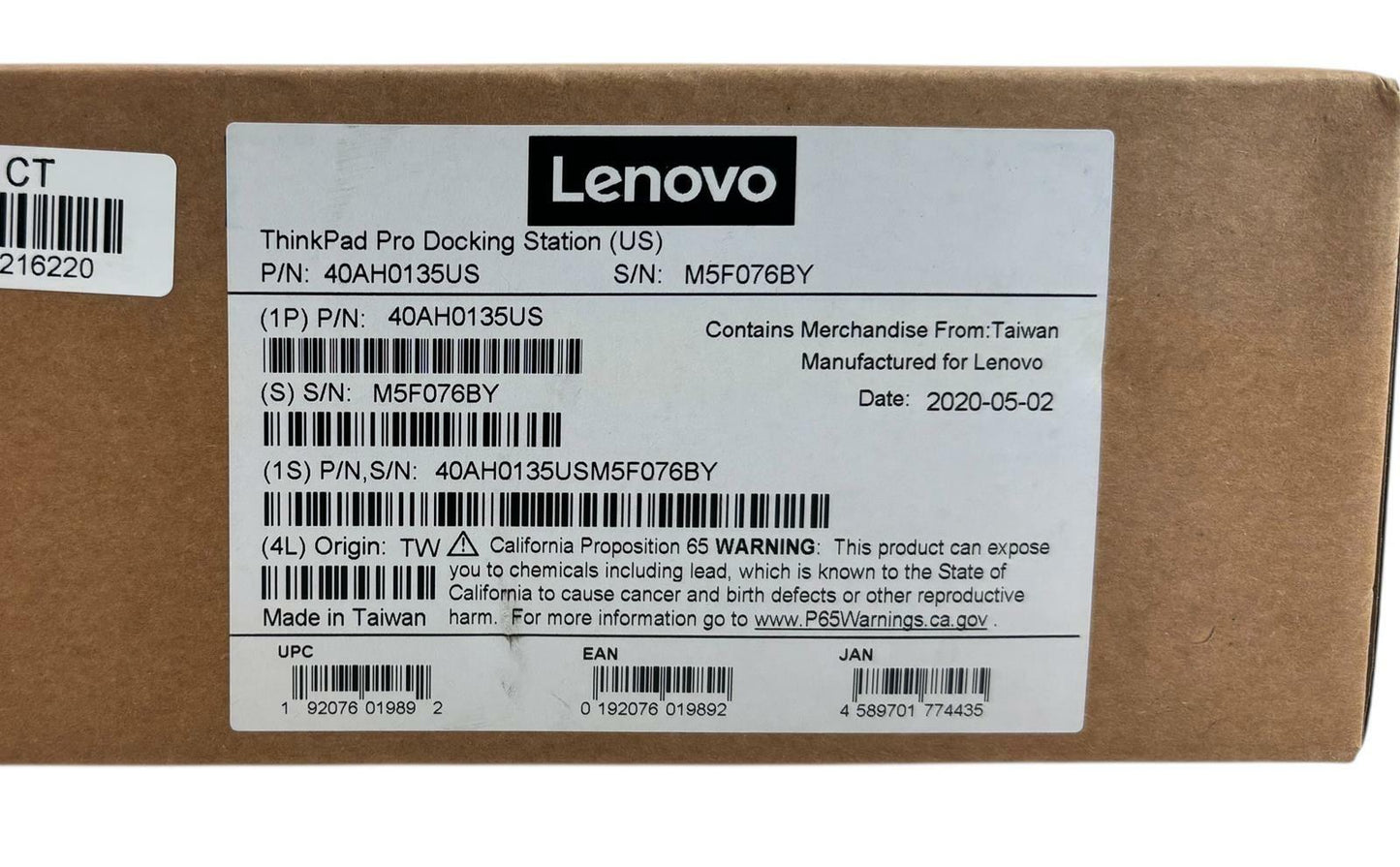 NEW - Lenovo 40AH0135US ThinkPad Pro Docking Station