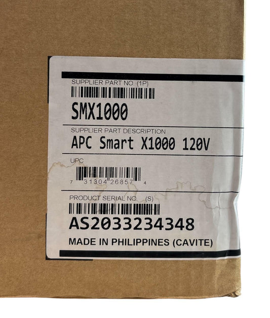 NEW - APC SMX1000 Smart X1000 800W 120V Smart-UPS Battery Backup