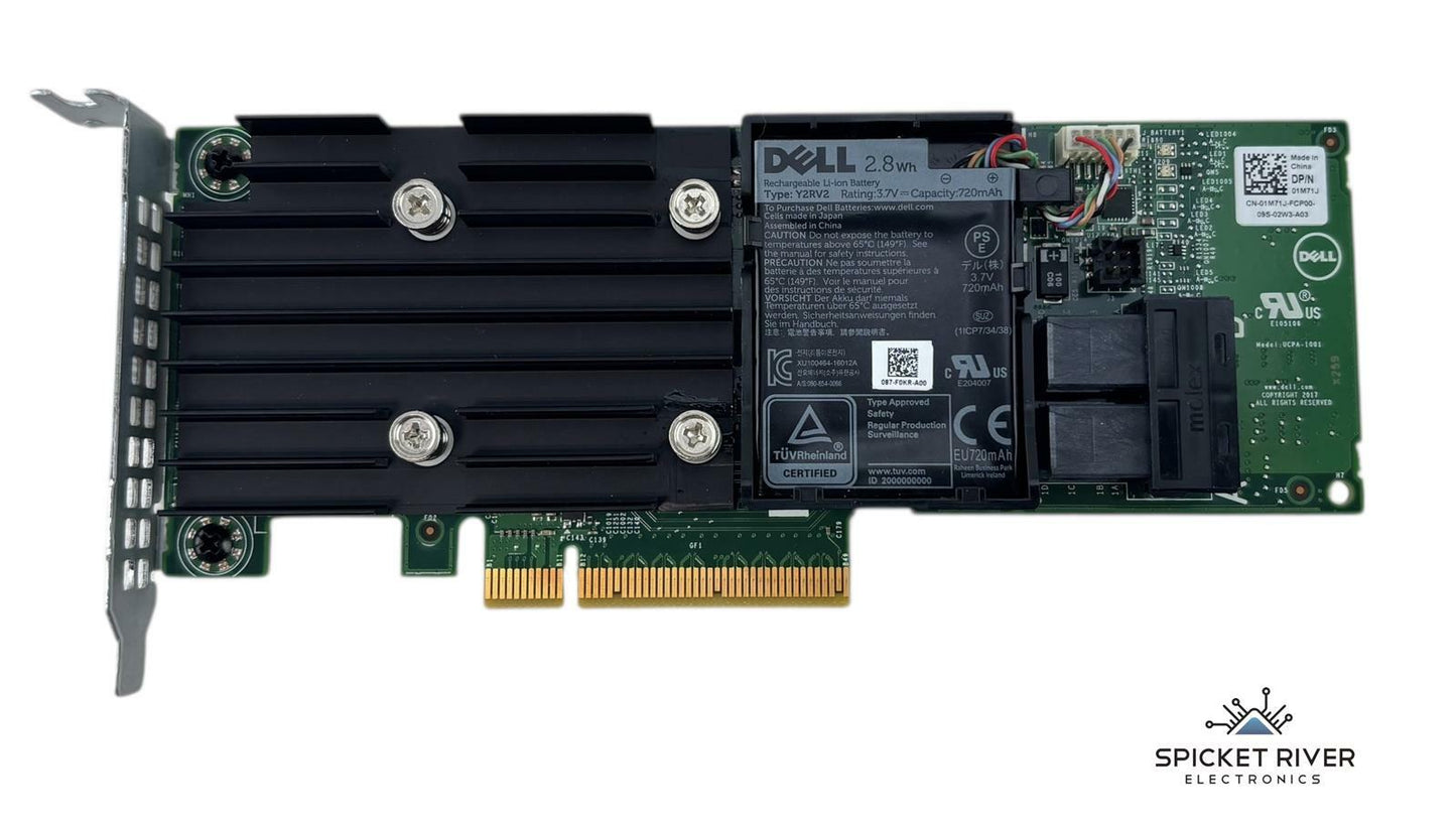Dell PERC H740P 12Gb/s PCIe x8 8GB Cache RAID Controller Low Profile Card 01M71J