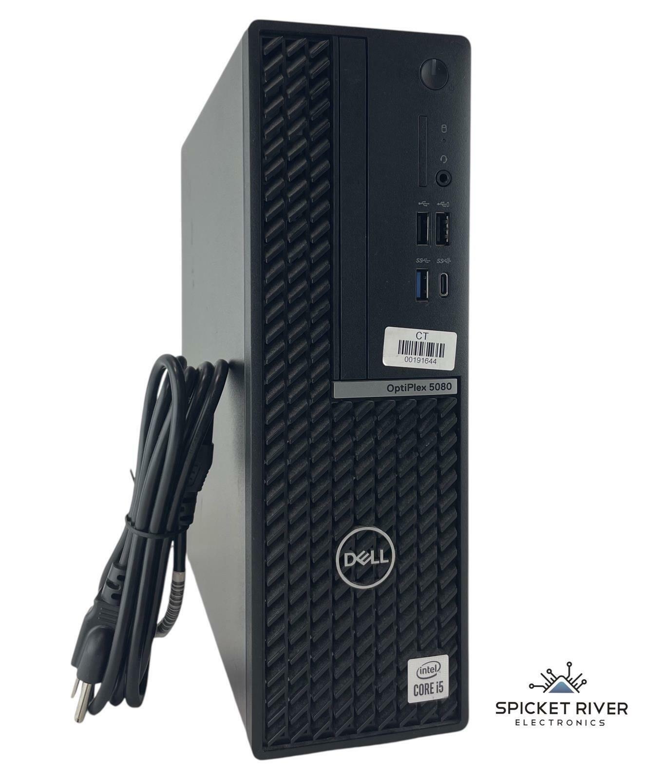 Dell OptiPlex 5080 SFF 3.30GHz 6-Core i5-10600 256GB SSD 16GB RAM Windows 11 Pro