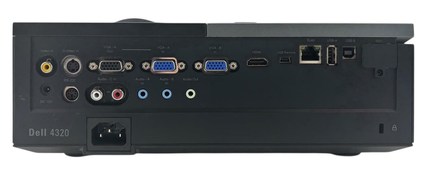 Dell 4320 4300 ANSI Lumen WXGA (1280x800) DLP Projector 401 Hrs - READ