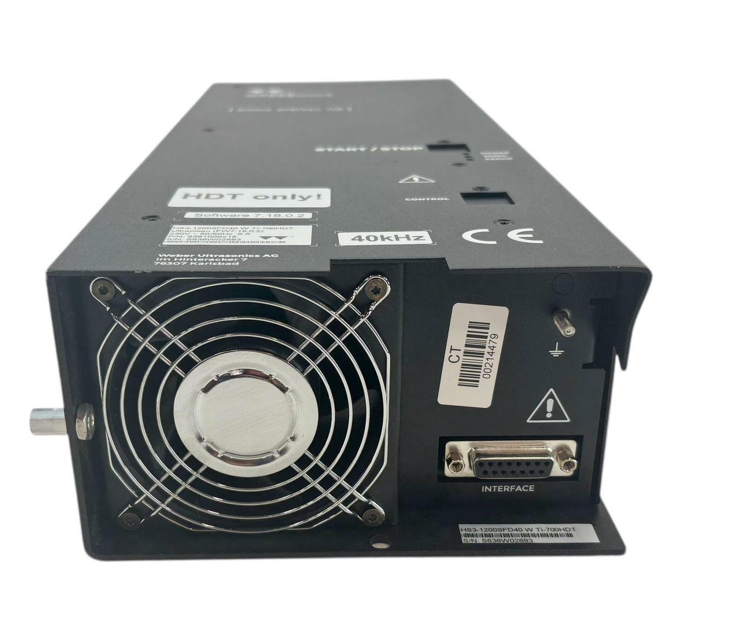 Weber HS3-1200SFD40 W TI-700HDT Sonic Digital HS 6361000218