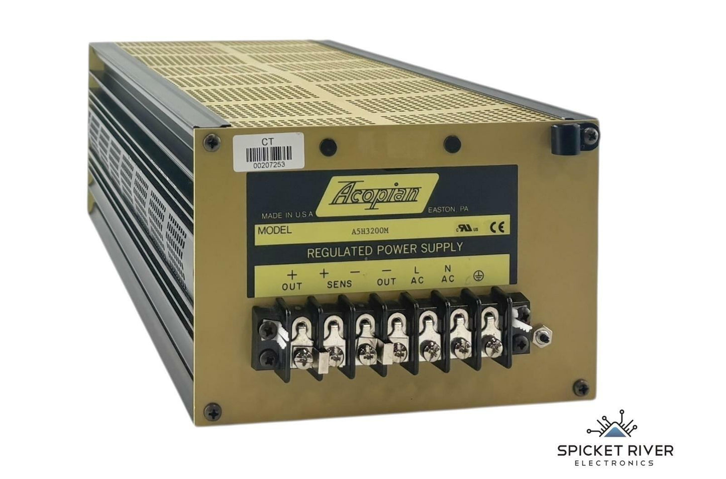 Acopian A5H3200M High-Performance AC-DC 105-125VAC Linear Regulated Power Supply