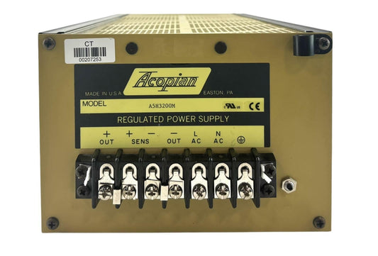 Acopian A5H3200M High-Performance AC-DC 105-125VAC Linear Regulated Power Supply