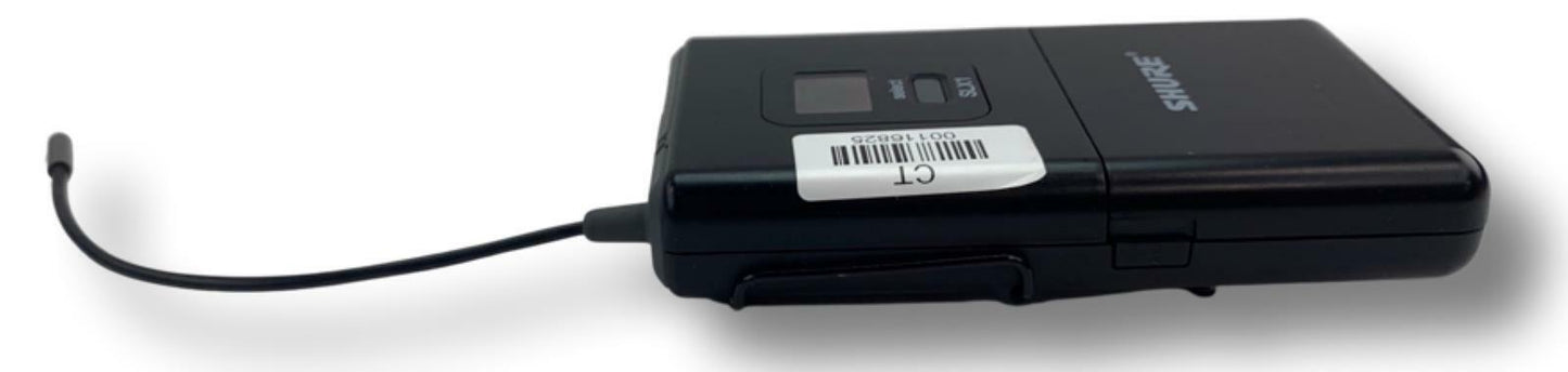 Shure SLX1 Wireless Microphone Body Pack Transmitter 470-494 MHz