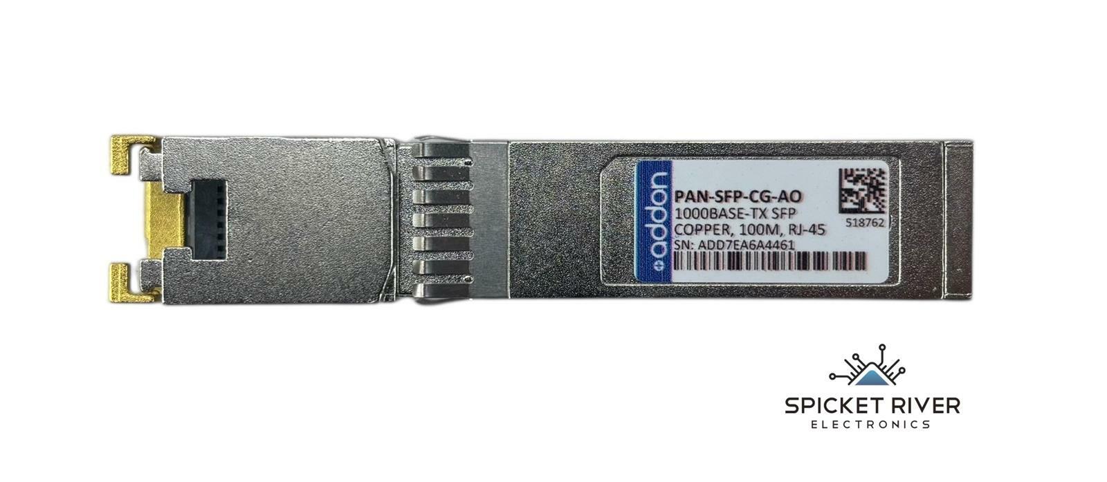 Palo Alto Networks PAN-SFP-CG-AO 100/1000Base-TX SFP RJ-45 Transceiver ...
