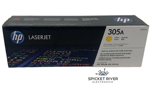 NEW - Genuine - HP CE412A LaserJet 305A Yellow Toner Cartridge