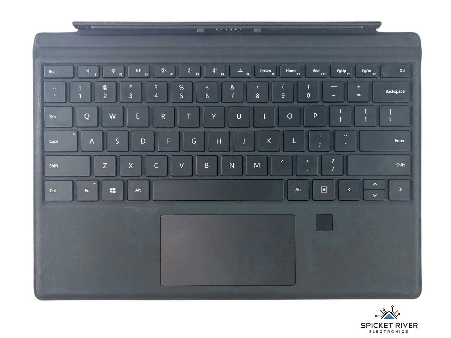 Microsoft Surface Pro 1755 Type Cover w/ Fingerprint ID Reader - Black