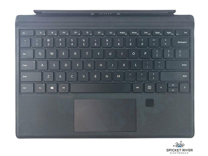 Microsoft Surface Pro 1755 Type Cover w/ Fingerprint ID Reader - Black
