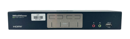 IOGear GCS1794 MiniView 4-Port HDMI Multimedia HD KVMP Switch w/ Audio No AC
