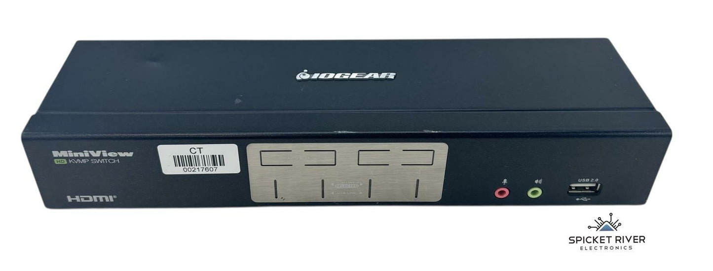 IOGear GCS1794 MiniView 4-Port HDMI Multimedia HD KVMP Switch w/ Audio No AC