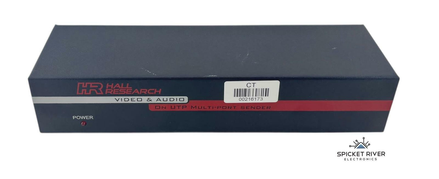 Hall Research UVA-8 Video & Audio On UTP Multi-Port Sender - No AC Adapter