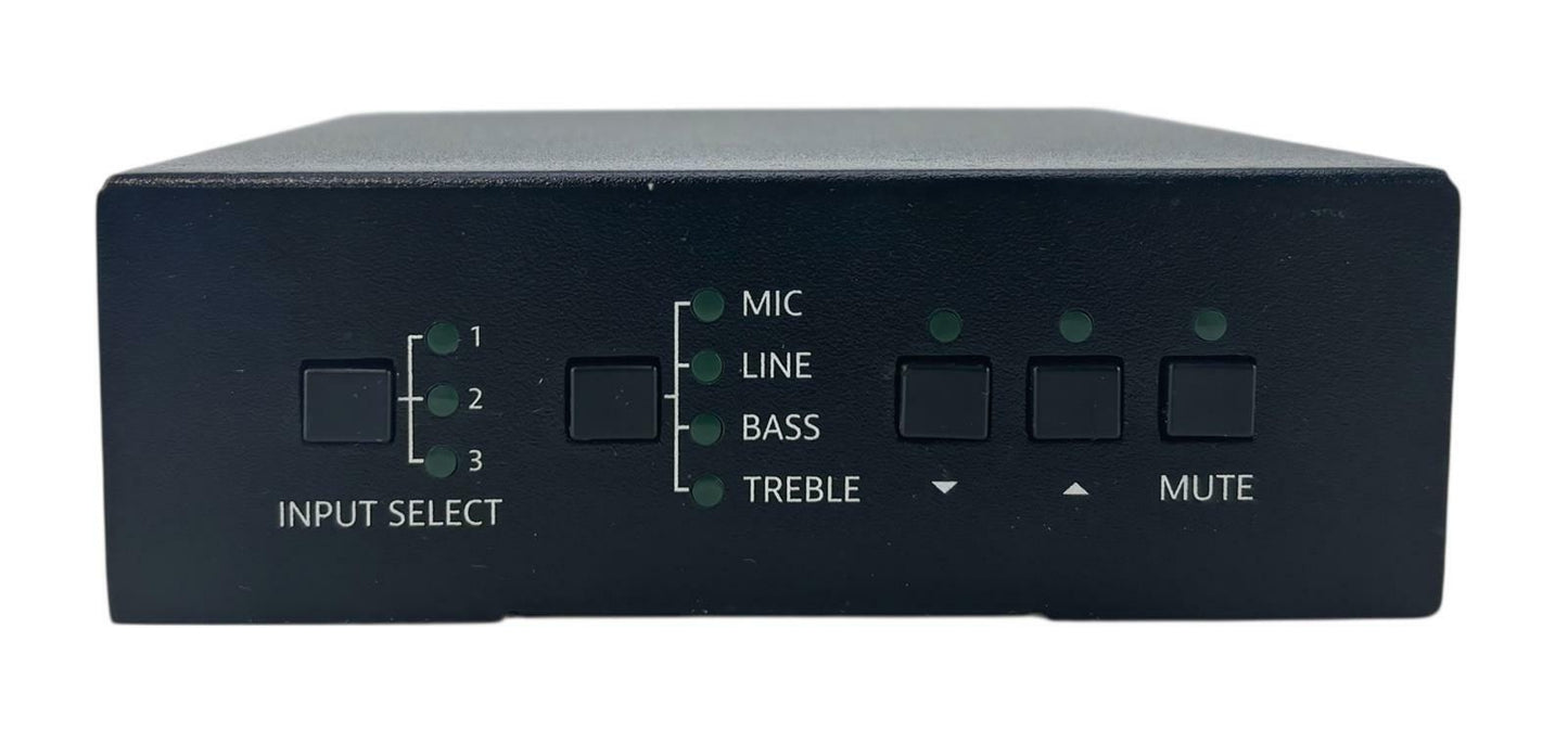 Intelix AUD-340 3-Input Audio Amplifier w/ 70/100V Outputs